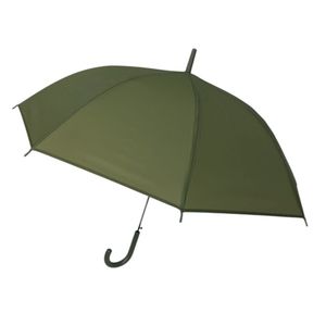 Parapluie type canne en toile unie à ouverture automatique