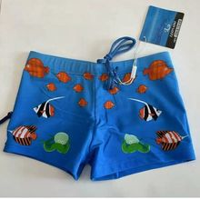 Boxer de bain garçon avec filet intérieur à motif de créatures marines