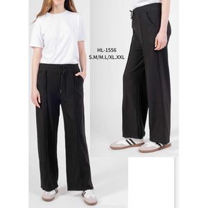 Pantalon coupe large droite avec couture centrale sur le devant