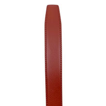 Ceinture en cuir de vachette avec boucle simple automatique en métal