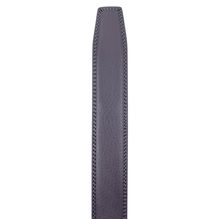 Ceinture en cuir de vachette avec boucle simple automatique en métal