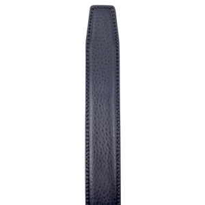 Ceinture en cuir de vachette avec boucle simple automatique en métal