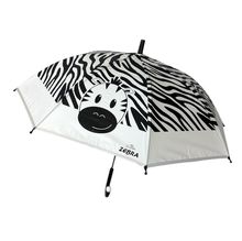 Parapluie cloche enfant automatique orné d'imprimé animalier