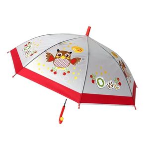 Parapluie cloche enfant automatique à imprimés d'animaux colorés