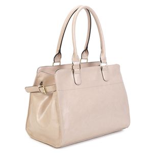 Cabas de forme rectangulaire en simili cuir à deux anses solides