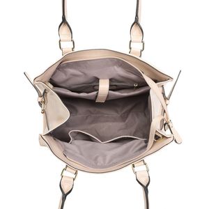 Cabas de forme rectangulaire en simili cuir à deux anses solides