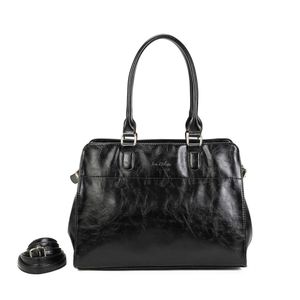 Cabas de forme rectangulaire en simili cuir à deux anses solides