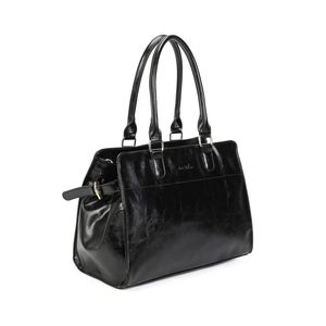 Cabas de forme rectangulaire en simili cuir à deux anses solides