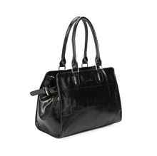 Cabas de forme rectangulaire en simili cuir à deux anses solides