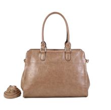 Cabas de forme rectangulaire en simili cuir à deux anses solides