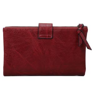 Porte-chéquier/portefeuille en PU multi-compartiments