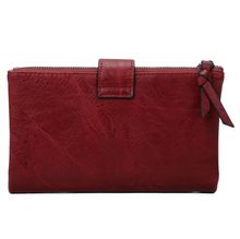 Porte-chéquier/portefeuille en PU multi-compartiments