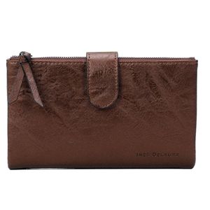 Porte-chéquier/portefeuille en PU multi-compartiments