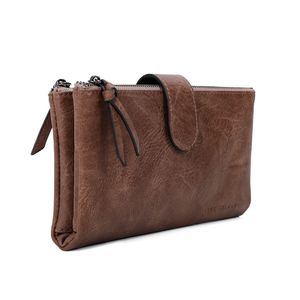 Porte-chéquier/portefeuille en PU multi-compartiments