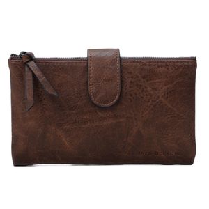 Porte-chéquier/portefeuille en PU multi-compartiments