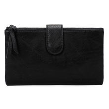 Porte-chéquier/portefeuille en PU multi-compartiments