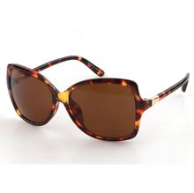 Lunettes de soleil UV400 style papillon avec un insert métal doré