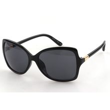 Lunettes de soleil UV400 style papillon avec un insert métal doré