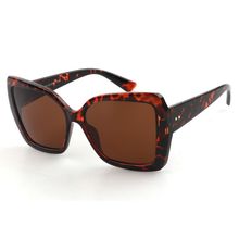 Lunettes anti-UV à monture épaisse avec un insert deux petits points métalliques