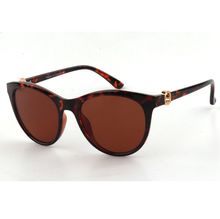 Lunettes de soleil anti-UV à l'insert orné d'un anneau stylisé doré