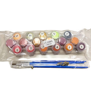 Kits de peinture par numéros 20x30 cm Maman Ours et son Ourson qui hibernent