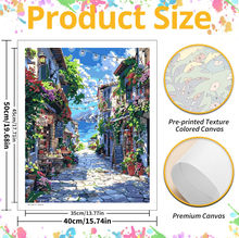 Kits de peinture par numéros 40x30 cm Petit chaton tenant une rose dans ses pattes