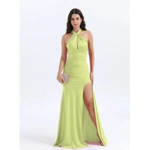 Robe de soirée multiposition en coupe sirène avec nœud au dos