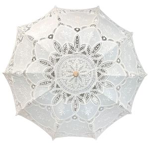 Ombrelle en polyester à motifs de dentelle florales