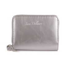 Portefeuille intégralement zippé sur les trois côtés en simili cuir