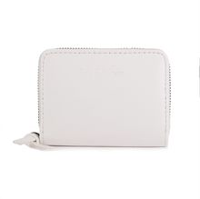 Portefeuille intégralement zippé sur les trois côtés en simili cuir