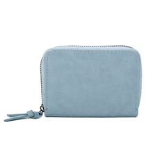 Portefeuille intégralement zippé sur les trois côtés en simili cuir