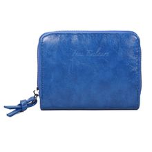 Portefeuille intégralement zippé sur les trois côtés en simili cuir