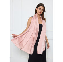 Foulard long uni polyester coloris au choix