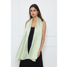 Foulard long uni polyester coloris au choix