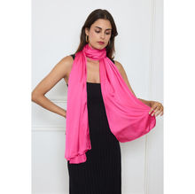Foulard long uni polyester coloris au choix