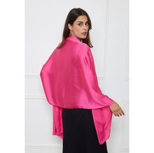 Foulard long uni polyester coloris au choix