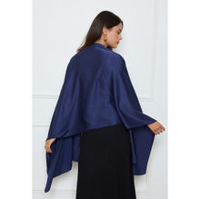 Foulard long uni polyester coloris mixte