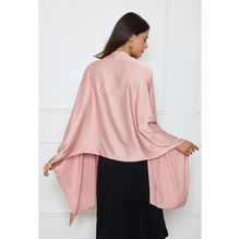 Foulard long uni polyester coloris mixte