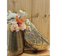 Sac banane matelassé au fini métallisé sécurisé de double glissière