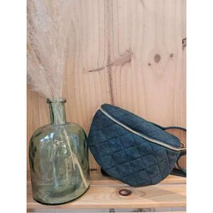 Sac banane en polyester avec matelassage motif en losange
