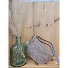 Sac banane en polyester avec matelassage motif en losange