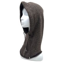 Bonnet cagoule à texture douce et confortable avec un cordon de serrage