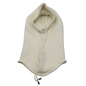 Bonnet cagoule à texture douce et confortable avec un cordon de serrage