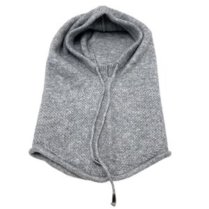 Bonnet cagoule à texture douce et confortable avec un cordon de serrage