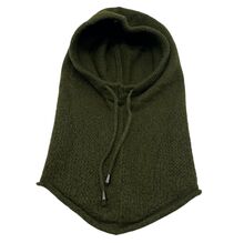 Bonnet cagoule à texture douce et confortable avec un cordon de serrage