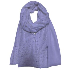 Foulard uni doux parsemé avec des paillettes dorées - 3 pièces