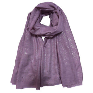 Foulard uni doux parsemé avec des paillettes dorées - 12 pièces