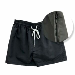 Short de plage déperlant avec poches zippées pour homme