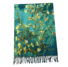 Écharpe réversible de Vincent Van Gogh "Amandier en fleurs"