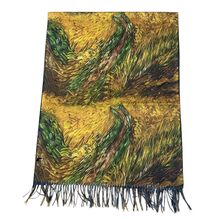 Écharpe réversible "Corbeaux et Champs de blé" de Vincent Van Gogh